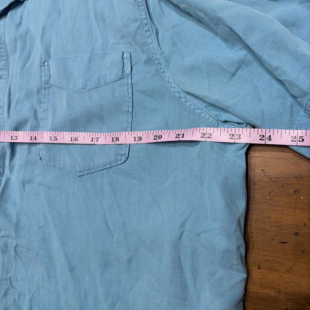Tommy Bahama Men's Beach Vacay Resort Turquoise Blue Button Shirt Size XL - Picture 5 of 6